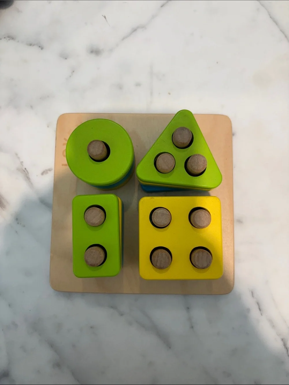 Lovevery Wooden Stacking Shape Sorter Puzzle